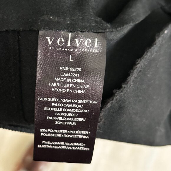 Faux suede black jacket - Picture 2 of 4